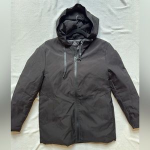 Men's Black Winter Jacket - Medium